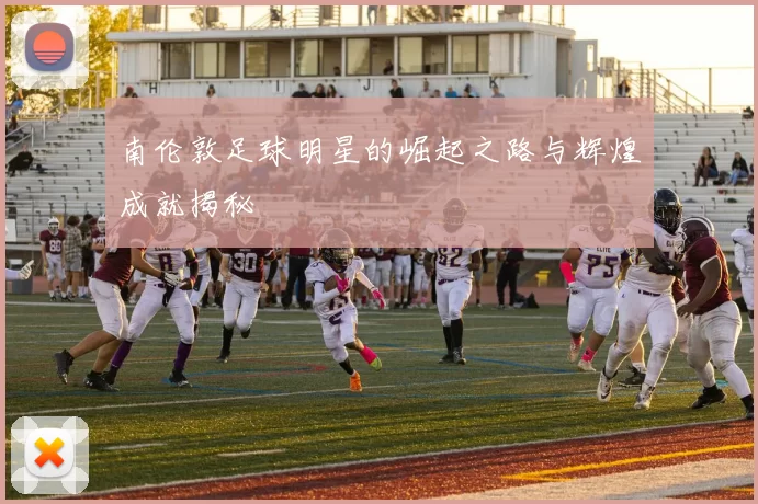 南伦敦足球明星的崛起之路与辉煌成就揭秘